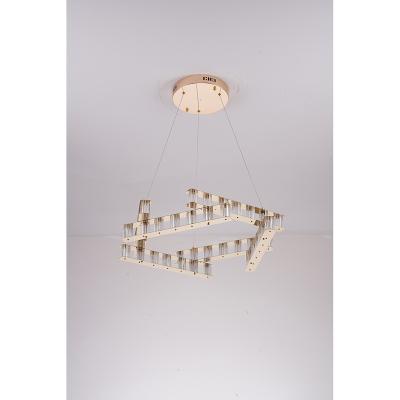 China Modern Original Classic Creative Hexagonal Detachable Chandelier Design Lighting Support Dimming Lamps for sale