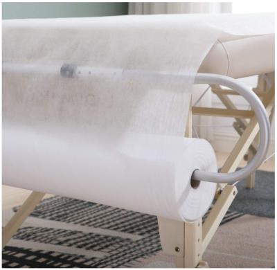 China Antibacterial Factory Selling Polypropylene Drape Rolls SMS SMMS Fabric Breathable Medical Waterproof Nonwoven White Nonwoven Disposable Bed Sheet for sale