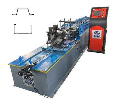 Chine Profil d'Omega de cloison sèche et petit pain de la Manche de C formant la machine 2 dans 1 30-50m/min à vendre