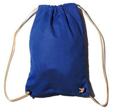 China Fashionable Customized Anti-theft Logo Canvas Drawstring Leisure Shopping Backpack for sale