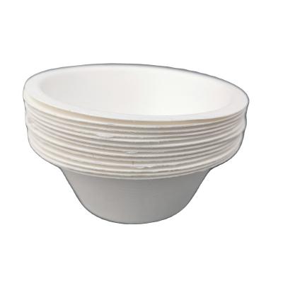 China 2oz Eco-Friendly Disposable Bamboo Fiber Small Side Sauce Cup Biodegradable And Compostable Cup for sale