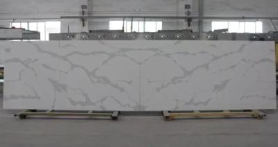 China Large Calacatta Artificial Quartz Kitchen Countertops 3000 mm X 1400 mm Low Water Absorption for sale