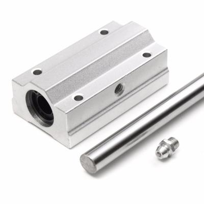 China 3D Printer High Accuracy Aluminum Router Motion SC20L-UU 20mm Linear Motion Slide Unit Block Bearing SC Series for sale