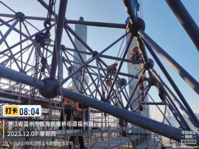 China Customized Lattice Shell Structure Assembling Made And Easy for sale