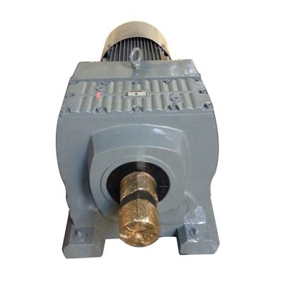 China Helical Worm Gear Box Reducers Gearbox Transmission Speed Reducer Hotels R47 Worm Gearbox Helical Gear Reduce for sale