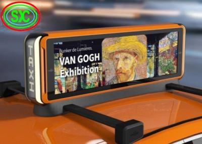 Cina IP65 P4 Taxi Roof Full Color Car LED Logo Outdoor Advertising Screen Facile da installare in vendita