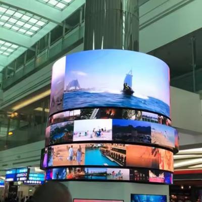Cina P3.91 360° All'aperto Colonna a colori piene Sfera LED Display Screen Building Billboard in vendita