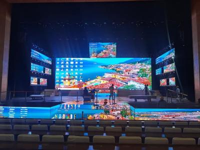 Cina Lo schermo di visualizzazione dell'interno locativo del LED della fase il LED ScreensP3.91 3840Hz la velocità di rinfrescamento, 500X500 e 500x1000 il gabinetto, buon brightne in vendita