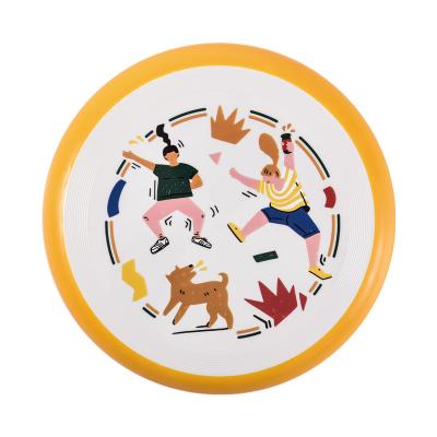 China Sustainable Custom High Quality Pet Flying Disc Toy Outdoor Training Sport Flying Disc Interactive Dog Toy for sale