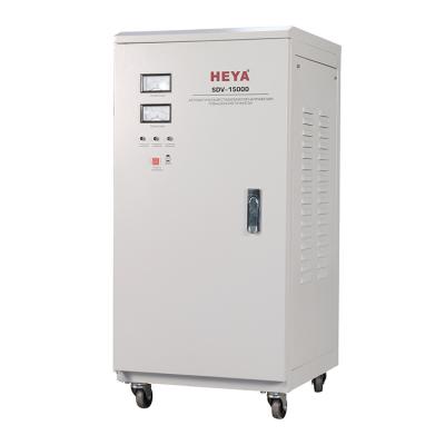 China SVC Whole House Single Phase 15KVA Servo Automatic Voltage Regulator for sale