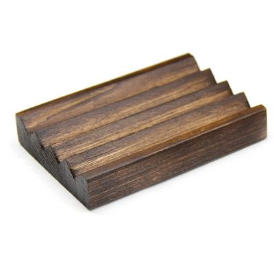 China Quality Guaranteed Appropriate Prices Modern Brown Natural Light Wooden Soap Dish for sale