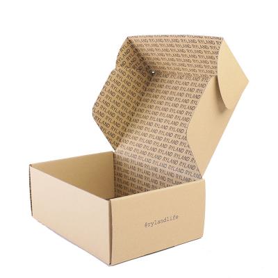 Chine Boîte de messagerie en carton marron pour l'expédition de papier ondulé Kraft à vendre