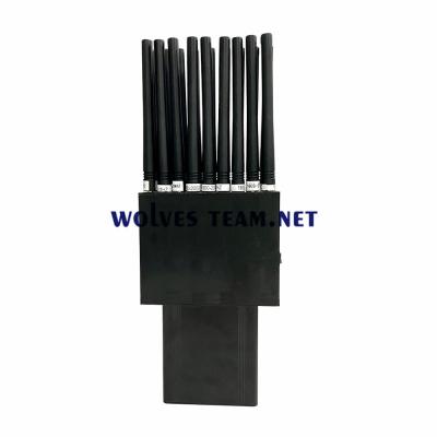 China 18 Bands Portable 2G 3G 4G 5G Jammer All GPS L1 L2 L5 Lojack WiFi GPS RF 315/433/868MHz Jammer Up To 30M for sale