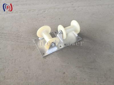 China Underground Ground Cable Roller Pulley Steel Plate Carrier Installation Equipment for sale