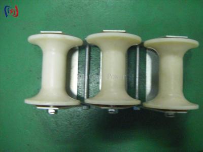 China Multi Wheel Pithead Protection Roller SH130S met 10KN nominale belasting van de Pithead Cable Roller Te koop
