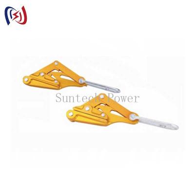 China Aluminum Alloy Insulated Metal Steel Cable Clamps Stringing Tools Conductor Gripper for sale