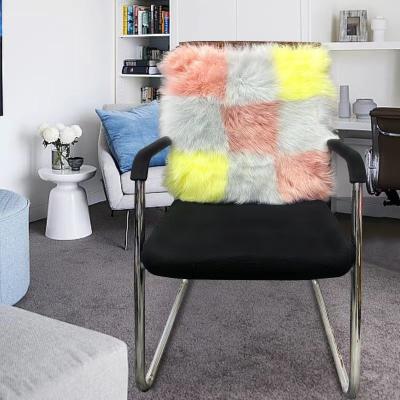 China EPE Filling Custom Processing Sheepskin Automobile Seat Pad Imitation Wool en venta
