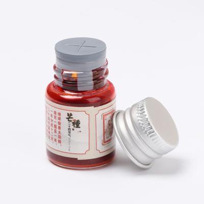 China 15ml Advance Glass Bottle Carbon Colored Gold Powder Fountain Pen Ink For Writing And Drawing for sale