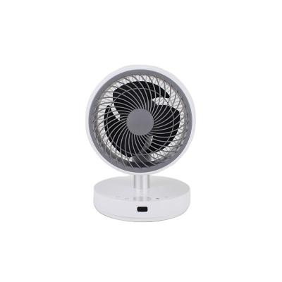 China Personal Air Cooling Hotel USB Rechargeable Telescopic Fan Mini Fan 6 Speed Electric Desktop Modes Small For Desk And Table for sale