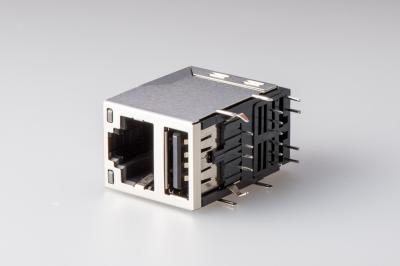 Cina Base 10/100 - porto di Ethernet di rete femminile RJ45 di T con il connettore/schermo del Usb/principale in vendita