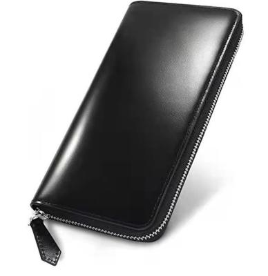 China Large Capacity Waterproof Genuine Leather Women Purse Fashion Minibook AMZ Wallet en venta