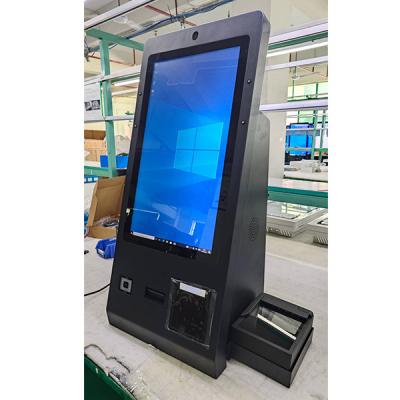 Κίνα Διαβατήριο OCR 24 ιντσών Desktop Ξενοδοχείο Check In Κίος αυτοεξυπηρέτησης με κάμερα μικροφώνου προς πώληση