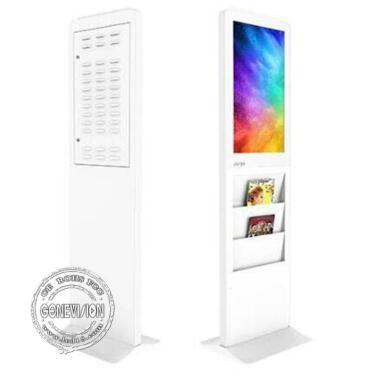 China Monitor interno do LCD do Signage de Digitas do quiosque de Android que anuncia 22 polegadas com prateleira do jornal à venda
