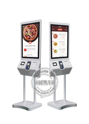 China De Kiosk van de Mcdonaldself - service het Touche screen van 27 Duimandroid met POS Machineprinter Scanner Te koop
