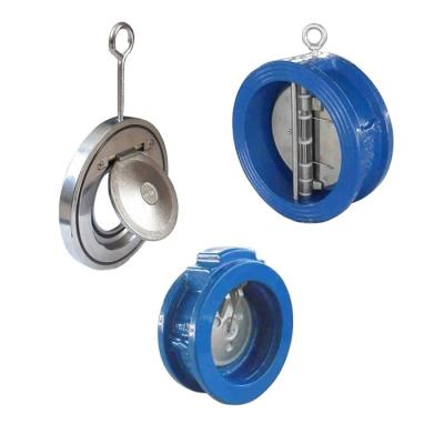 China General Double Plate Iron Double Disc Gate Wafer Type Check Valve for sale