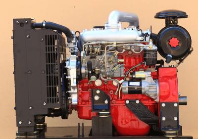 China 3000rpm 4JB Diesel Engine Prime Power From 45KW To 75KW For Power Of The Fire Fighting Pump In Red for sale