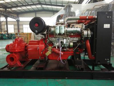 China 3000rpm 6BD-ZL Diesel Engine Prime Power 150KW For Power Of The Fire Fighting Pump In Red for sale