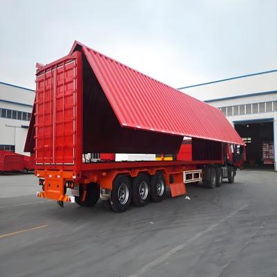 Chine Pneus 12R22.5 12 unités Semi-remorque logistique en acier avec envergure d'ouverture à vendre