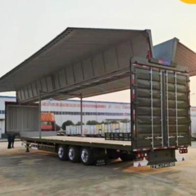 Chine Semi-remorque à 3 essieux avec 13600x2600x4000 mm d'envergure personnalisable à vendre