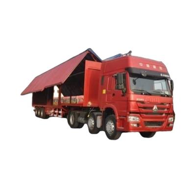 Chine 3 essieux aile latérale ouverte aile Van Semi-remorque personnalisable à la demande du client à vendre
