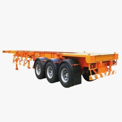 Chine Voiture de transport maritime à conteneur à bord d'un terminal portuaire à plancher/squelette de 48 pieds avec faisceau Q345B à vendre