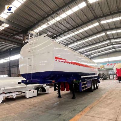 중국 맞춤형 2000L 60000L 3 축 연료 탱크 가솔린/케로젠/디젤 탱크 반 트레일러 판매용