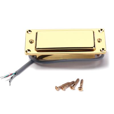 China Ligação de zinco Mini Humbucker Pickups Kit Dupla bobina 7.5k Resistência à venda