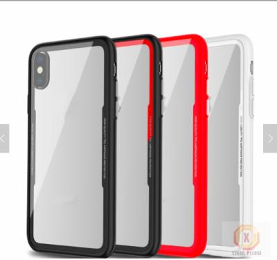 China 2018 Geval van de het Glastelefoon van het Pantserglas het Shell Aangemaakte voor Iphone X Schokbestendige Telefoongevallen Te koop