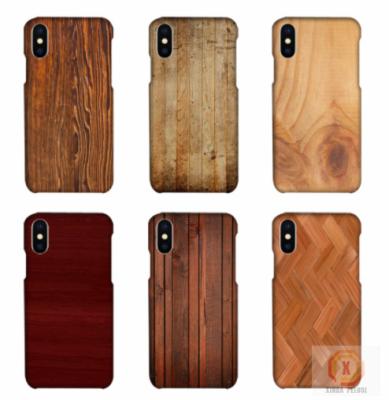 China Het aangepaste Hout drukte mobiele telefoonshell voor iPhone X, 3D geval van de sublimatie lege telefoon voor iphone 10 Te koop
