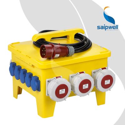 China Waterproof High Quality German Saip Saipwell China Custom Many IP65 Size Waterproof Socket Box CE Power Electrical Outlet Box for sale