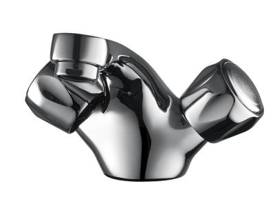 中国 2つのハンドル モノブロック クロム セラミック 青銅 ポリッシュ 盆 ミキサー T8063W 販売のため