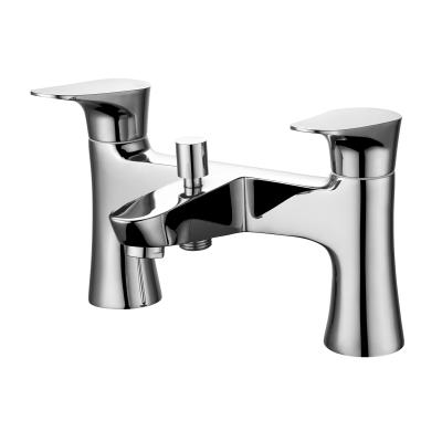 China Dubbele handvat bad douche mixer kraan voor een verfrissende badkamer ervaring T8711 Te koop