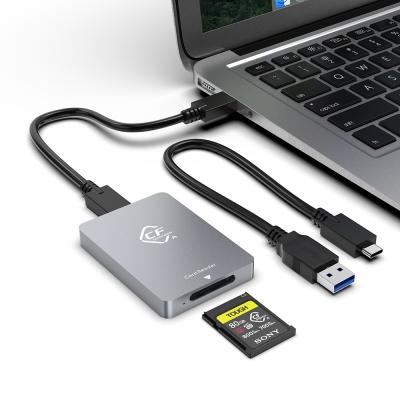 China Type A Professional CFexpress Type 10Gbps Multi Card Reader High Speed Portable USB 3.2 USB 3.1 CFexpress Type And XQD Writer Card Reader for sale