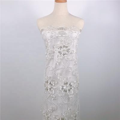 China Viable New Design High Grade Net Diy Embroidery Lace Water Soluble Fabric For Dresses Mesh Lace Fabric for sale