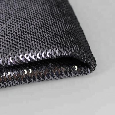 China Wholesale Dobby Fish Scale Gray Sequin Fabric Lace Custom Sequin Applique Fabric for sale