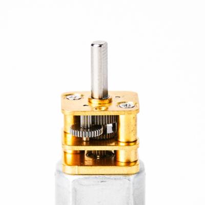 China Mini FAN Brush Motor Small Motor Speed DC Motor With Reduce Gearbox For Flat Car Toy for sale