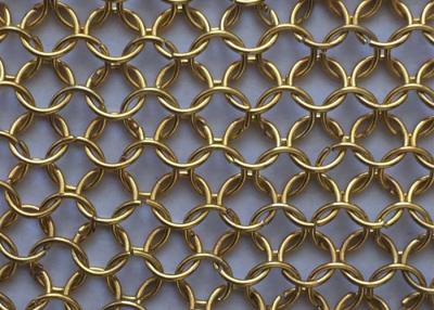 中国 耐久の真鍮の金属リング網高力0.7 - 3つのMmワイヤー直径 販売のため