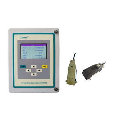 China Open Channel Wall Mounted Clamp On Ultrasonic Flow Meter Digital Water Flowmeter Ultrasonic Flow Meter en venta