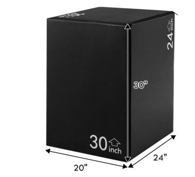 China Plyometric Adjustment Fitness Foam Boxes For Jump Training With High Density Pe Foam , Pvc Cover for sale
