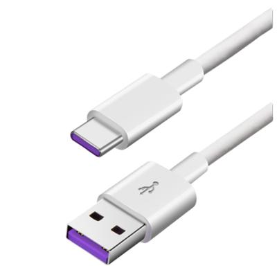 China 5A Type C Fast Charging Data OEM Pure Copper Conductor OEM Pure Copper Data Boat RTS Drop Cable White PVC Material 5A Cable for sale